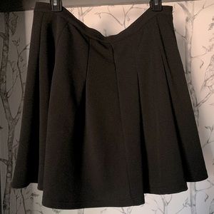 SHEIN curve High Rise Black Skater Skirt, 1XL